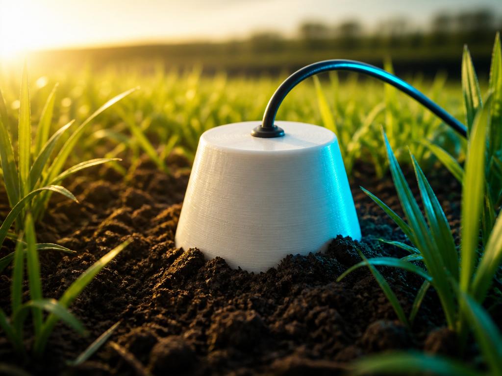 AgriProbe — 3D-printed uv-stable soil sensor render